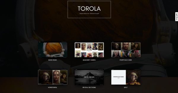 影院风现代摄影WordPress主题 Torola Modern Photography Theme